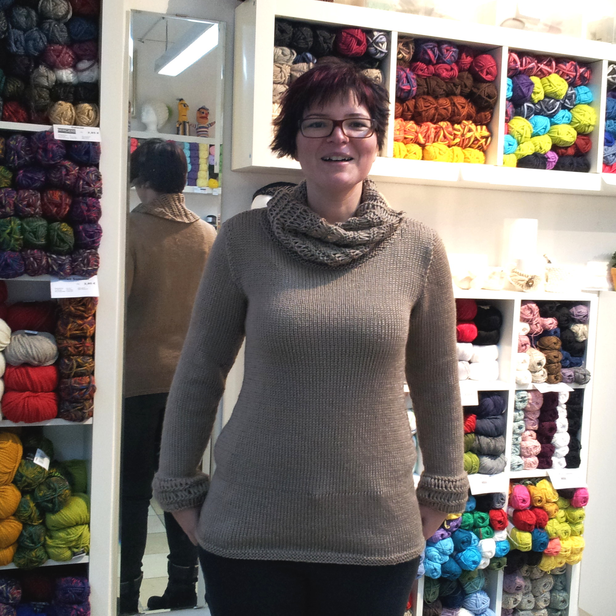 Bild Kristina Kristina aus Felbach strickt mit dem Strickrechner